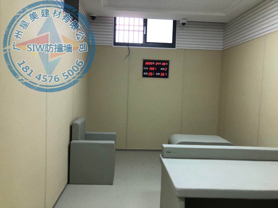 軟包墻板留置室室內(nèi) 留置室軟包