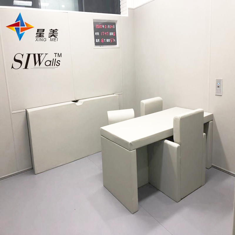 湖南株洲留置室軟包室內(nèi)圖 留置室軟包