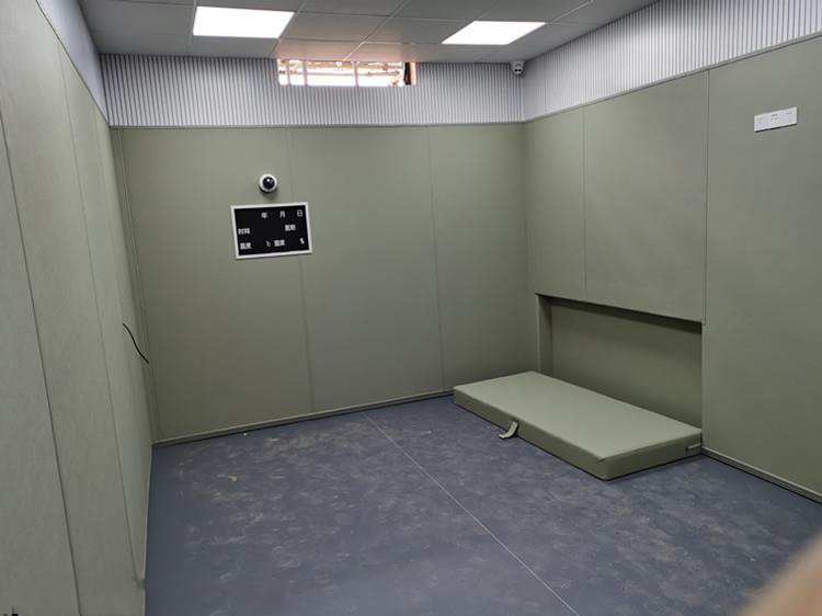 留置室內(nèi)部軟包建設(shè)圖片 留置室軟包