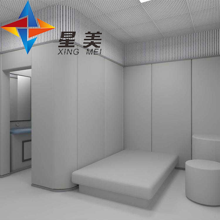 談話室防撞軟包墻面特殊材料設計定制